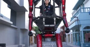 brangus dviejų kojų robotas